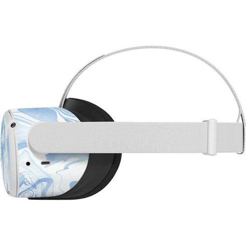 Blue Marbling Oculus Quest 2 Skin